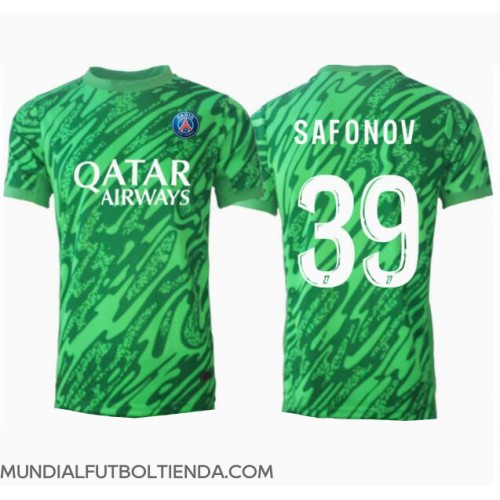 Camiseta Paris Saint-Germain Matvei Safonov #39 Portero Primera Equipación Replica 2024-25 mangas cortas